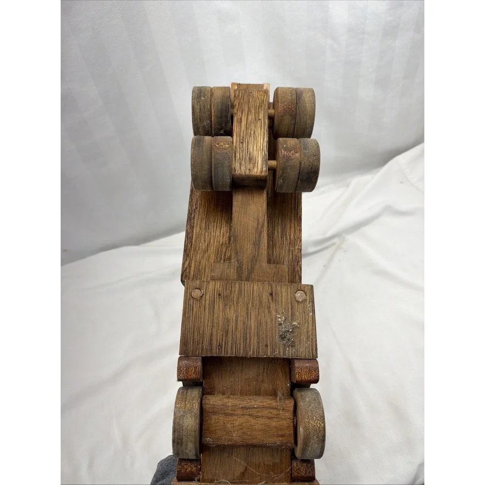 Vintage Handcrafted Wooden Truck Made On‎ Skid Row In Los Angeles, 16
